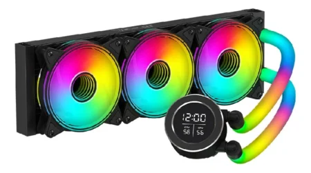 Enfriamiento Liquido Ocelot Gaming Polar Wave 360 360Mm/Intel Socket Lga/CPU AMD/Color Negro