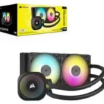 Enfriamiento Liquido Corsair Icue Link Titan 240 Rx/Rgb/240Mm/Hasta 2100Rpm/Lga 1700,1851,Am5/Color Negro, Cw-9061016-Ww