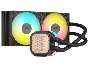 Enfriamiento Liquido Corsair Icue Link Titan 240 Rx/Rgb/240Mm/Hasta 2100Rpm/Lga 1700,1851,Am5/Color Negro, Cw-9061016-Ww