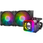 Enfriamiento Liquido Cougar Helor 240 35Ccl24.0001/35Ccl24.0004/Rgb/2 Ventiladores/Color Negro