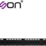 Cable Patch Panel Enson Complementos Ens-Pa24P5E Cat5E 24 Puertos Montaje En Rack Estandar 19
