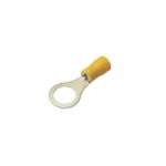 Paquete C/25 Piezas Terminal Tipo Ojo Aislada Epcom Ae34161/16- 14 Awg/3/16"/Azul