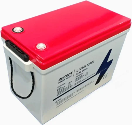 Bateria De Litio Epcom Powerline Li280A12Pro Ciclo Profundo/12.8Vcc/280Ah/6000 Ciclos/Lifepo4/Solar/Marina/Maximo 140A De Descarga