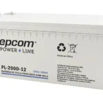 BATERIA EPCOM POWERLINE PL200D12 12V/200 AH, AGM-VRLA, USO EN APLICACIONES FOTOVOLTAICAS Y DE RESPALDO, TERM TORNILLO HEX M6