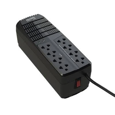 Regulador Epcom Powerline Epl1000Avr 500W/1000Va/4 Contactos Con Avr/4 Contactos Con Supresor De Picos/Proteccion RJ11