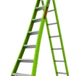 Escalera De Tijera 3 En 1 Little Giant Ladder 13908-001 2.44M/Fibra De Vidrio/Color Verde