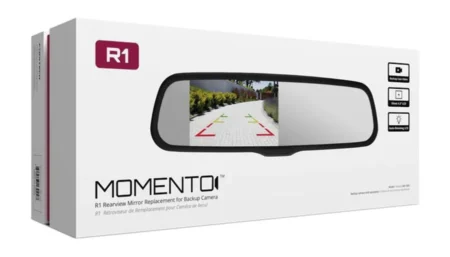 Espejo Retrovisor Momento Mr-1000, Con Pantalla LCD Con Atenuacion Automatica Cuenta Con Entradas De Video Duales
