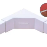 Esquinero Interior Thorsman Tmk-1720-Ei Color Blanco De Pvc Auto Extinguible Para Canaleta Tmk1720 (5220-02001)