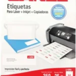 Etiqueta Adhesiva Janel 1085262101 Laser J-5262 34X102Mm C/350