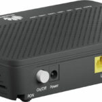 ONU SWITCH GIGABIT HUAWEI F100D-4G 4 PUERTOS 10/100/1000MBPS/ADMINISTRABLE/1 PON (SC/UPC)/MODO PUENTE/COLOR NEGRO