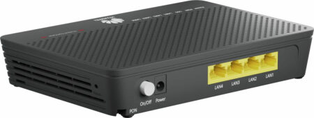 Onu Switch Gigabit Huawei F100D-4G 4 Puertos 10/100/1000Mbps/Administrable/1 Pon (Sc/Upc)/Modo Puente/Color Negro