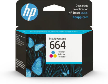 Cartucho De Tinta HP 664 Tricolor, F6V28Al