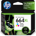 CARTUCHO DE TINTA HP 664 XL TRICOLOR ALTO RENDIMIENTO 330P, F6V30AL
