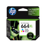 Cartucho De Tinta HP 664 Xl Tricolor Alto Rendimiento 330P, F6V30Al