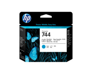 CABEZAL HP 744 NEGRO FOTO/CYAN PARA DESIGNJET Z2600/Z5600, F9J86A