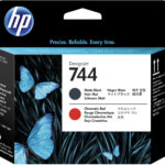 Cabezal HP 744 Mate/Rojo Cromatico Para Designjet Z2600/Z5600, F9J88A