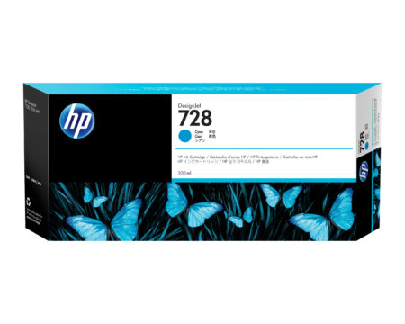 HP 728 Cyan 300Ml Tinta Amplio Formato F9K17A