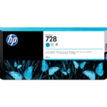 HP 728 Cyan 300Ml Tinta Amplio Formato F9K17A