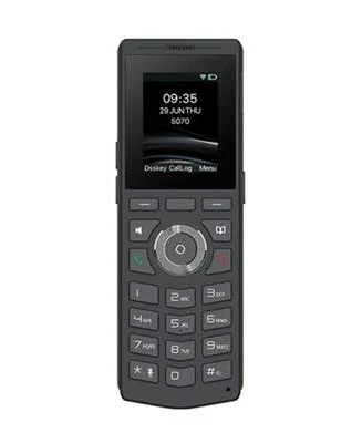 Telefono IP Fanvil W610W Wi-Fi Portatil/Un Boton Ptt/Proteccion Contra Caidas 1.8M/Color Negro