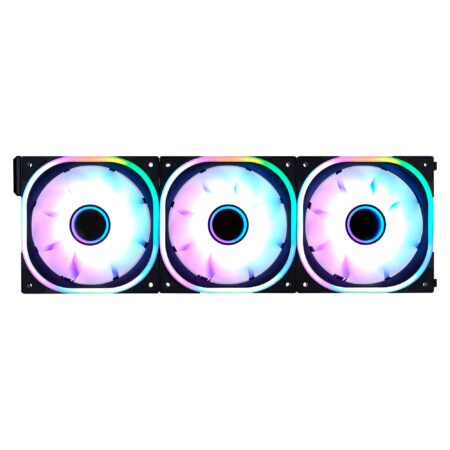Ventilador Game Factor Fkg500-bk Rgb, 120mm, 1900rpm, Negro, 3 Piezas