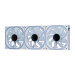 Kit Ventiladores Game Factor Fkg500-Wh Rgb, 120Mm, 1900Rpm, Blanco, 3 Piezas