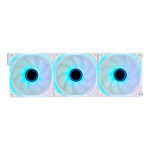 Kit Ventiladores Game Factor Fkg500-Wh Rgb, 120Mm, 1900Rpm, Blanco, 3 Piezas