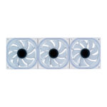 Kit Ventiladores Game Factor Fkg500-Wh Rgb, 120Mm, 1900Rpm, Blanco, 3 Piezas