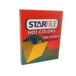 Folders Mapasa F Hot Amarillo Carta C/100 Piezas