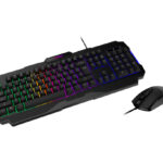 Kit Teclado Y Mouse Alambrico Gamer MSI Forge Gk100 Combo Ls /Rgb/Optico/7 Botones/6400Dpi/Español/Color Negro