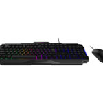 Kit Teclado Y Mouse Alambrico Gamer MSI Forge Gk100 Combo Ls /Rgb/Optico/7 Botones/6400Dpi/Español/Color Negro