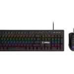 Kit Teclado/Mouse MSI Forge Gk300 Combo Blue -