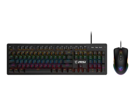 Kit Teclado/Mouse MSI Forge Gk300 Combo Blue –