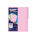 Folder Diem Color Rosa Pastel Con 100 Piezas Tamaño Carta 176G Fp10005 -