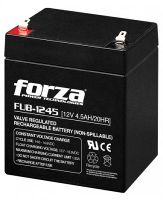 Bateria P/No Break Forza Fub-1245, 12V/4.5Ah Ideal P/Nt-501
