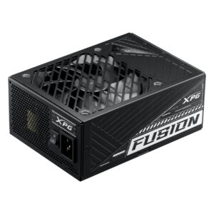 FUENTE DE PODER 1600W XPG FUSION1600T-BKCUS, 80 PLUS TITANIUM/ATX/120MM/COLOR NEGRO