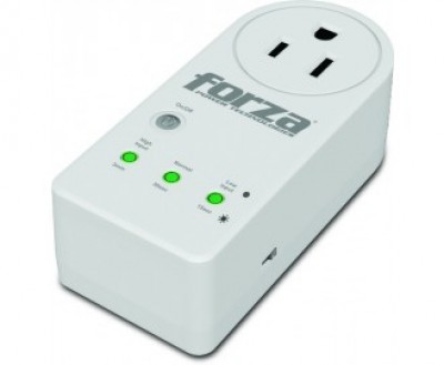 Supresor De Picos Forza Fvp-1201B 900J/1800W 1 Contacto Color Blanco