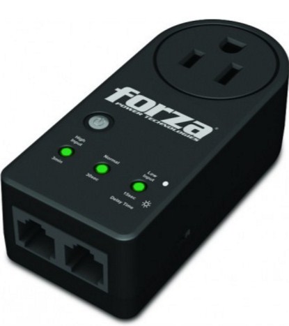 Supresor Forza – 900 J, 1, 110-120 V, 50/60 Hz, 1800 W