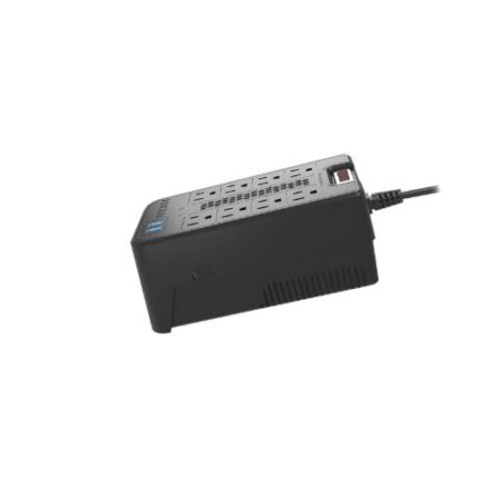 Regulador De Voltaje Forza 1200Va/600W 8 Contactos 2 Puertos De Carga USB, Fvr-1221Usb