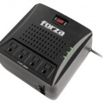 Regulador Forza - Negro, Hogar Y Oficina, 3000 VA, 1500 W