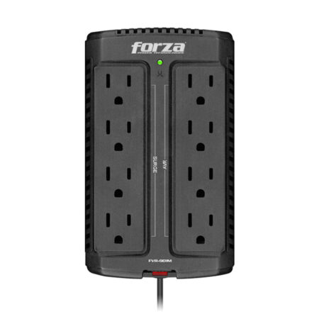 Regulador Forza Capacidad De Voltaje 900Va/450W. 8 Tomas De Corriente. –