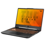 ASUS TUF Gaming F15 FX506LH-HN082T laptop Computadora portátil 39.6 cm (15.6″) Full HD Intel® Core™ i5 i5-10300H 8 GB DDR4-SDRAM 512 GB SSD NVIDIA® GeForce® GTX 1650 Wi-Fi 6 (802.11ax) Windows 10 Home Negro