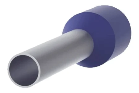 Ferrule Aislado Para Cables 14 Awg Panduit Fsd80-12-D, Pin De 12 Mm De Longitud, Mango Color Azul, Paquete 500 Piezas