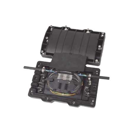 Caja De Distribucion De Fibra Optica Horizontal Fiberhome Hasta 48 Empalmes, Exterior IP68, Fitosc320-H8