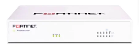 FIREWALL ALAMBRICO FORTINET FORTIGATE 40F FG-40F-BDL-950-12 5000MBIT/S/4X RJ-45/INCLUYE GARANTIA FORTICARE/LICENCIA FORTIGUARD 24X7 UTP 1 AÑO