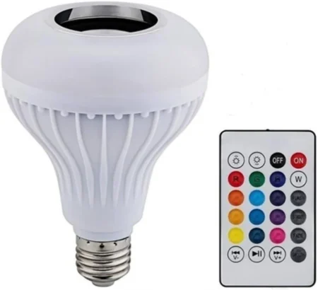 Foco Inteligente LED Steren Lam-Boc Rgb, C/Bocina, Blanco