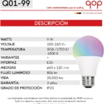 Foco Wi Fi RGB TechZone