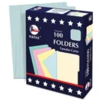 Folders Mapasa F Hot Azul Carta C/100 Piezas