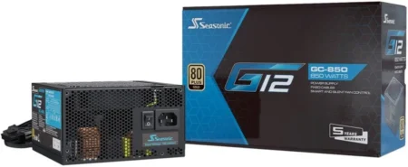 Fuente De Poder 850W Seasonic G12-Gc-850/80 Plus Gold/24 Pin/ATX/120Mm/Color Negro