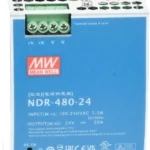 Fuente De Poder Industrial 480W Meanwell Ndr48024 Salida 24 Vcc/Para Montaje En Riel Din