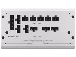 Fuente De Poder 850W Corsair Cp-9020274-Na, Rm850X Shift/80 Plus Gold/Modular/ATX/140Mm/Color Blanco